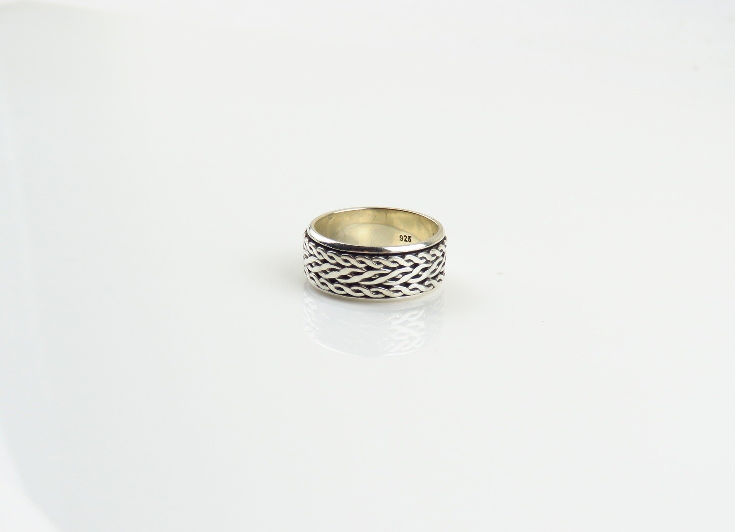 Sterling Silver, Unisex, Spinner Design Ring SR-390