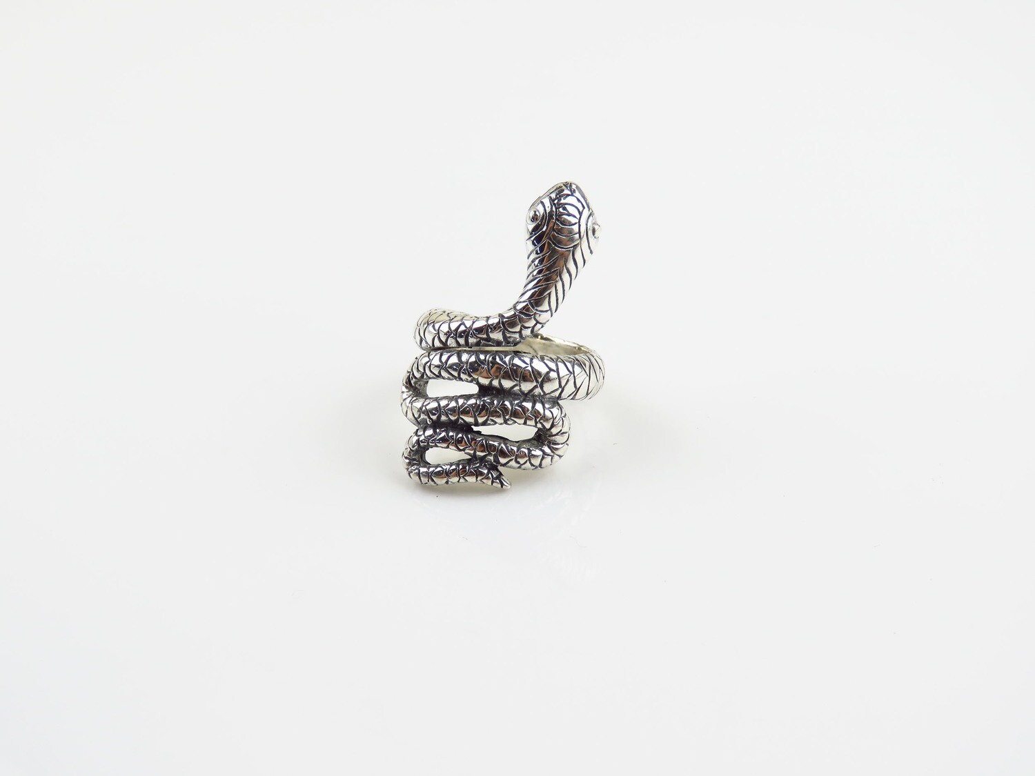 Sterling Silver, Snake Design Ring SR-392