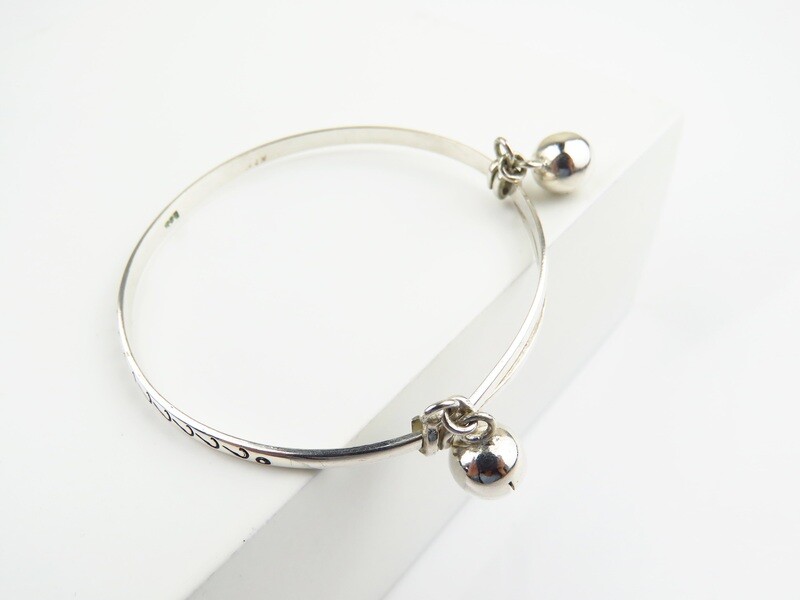 Sterling Silver, Baby Bangle, Toddler Bangle SBB-675