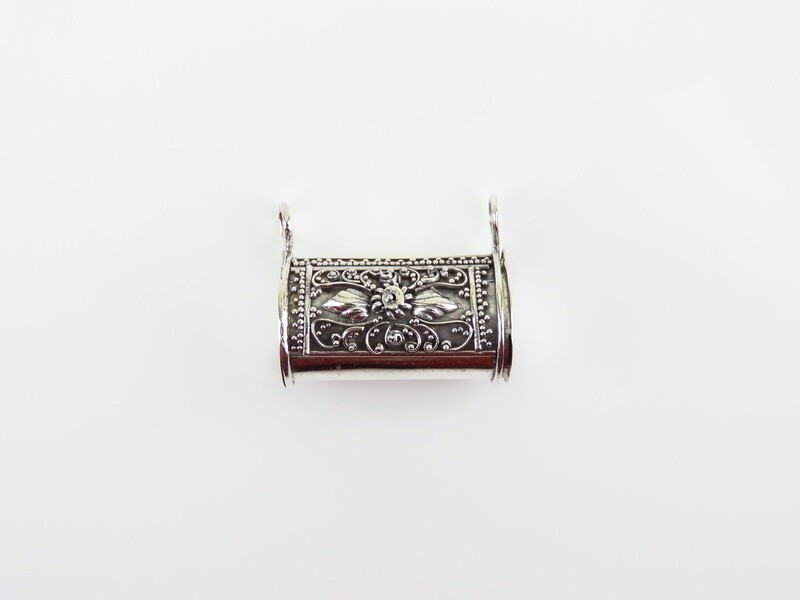 Sterling Silver, Bali Locket Pendant LP-342