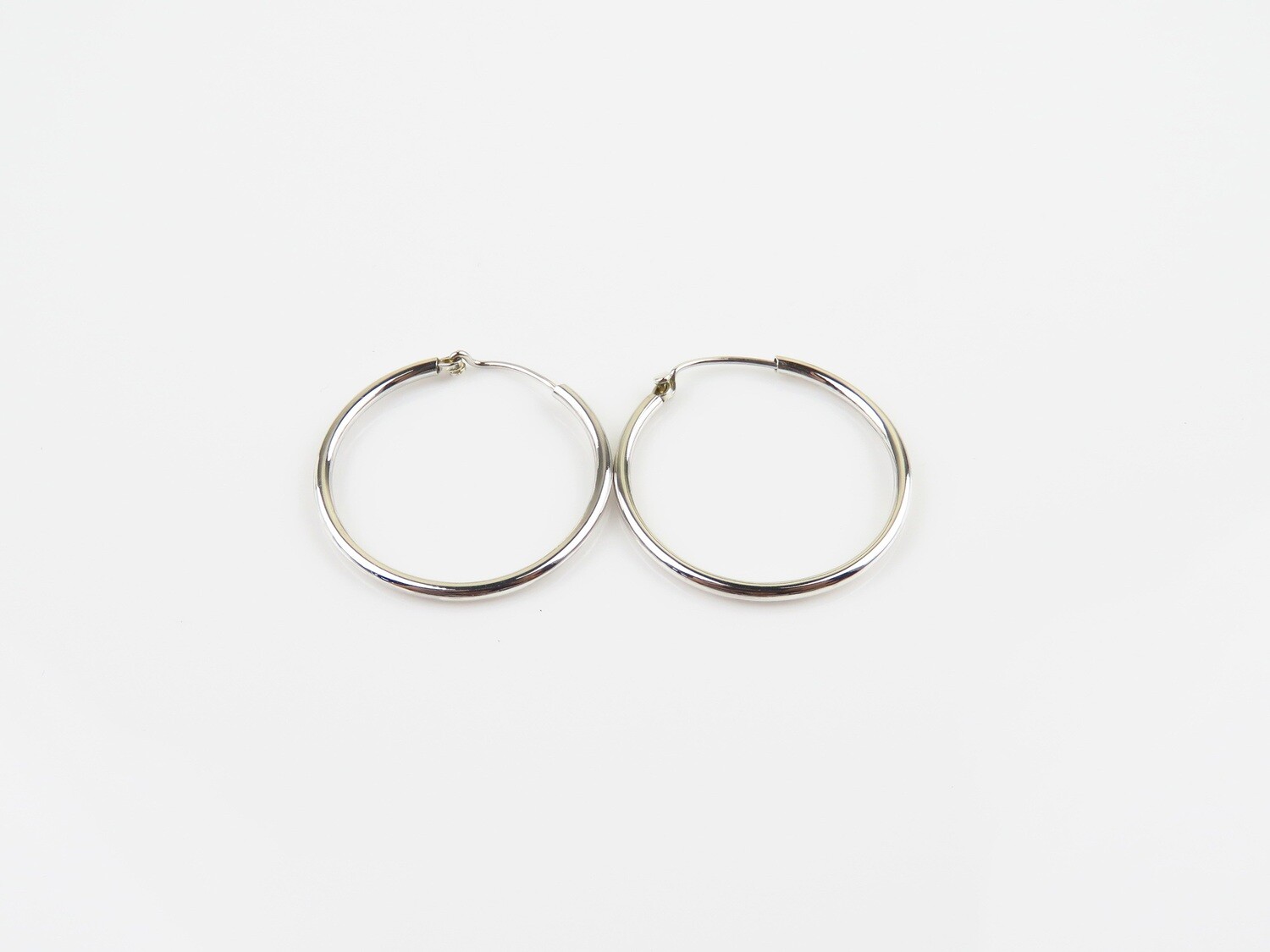 Sterling Silver, Hoop Earrings SE-484