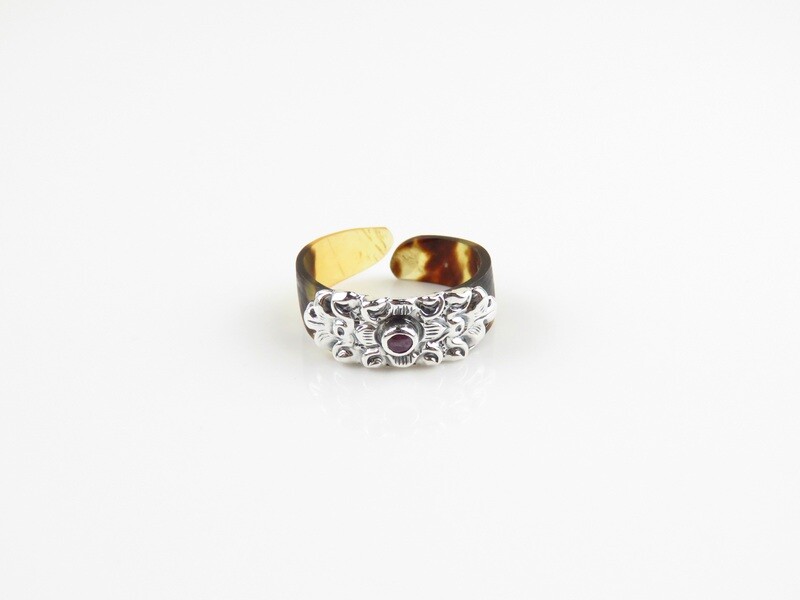 Sterling Silver, Shell Ring SSR-119