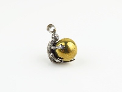 Sterling Silver, Chime Ball Pendant CH-457