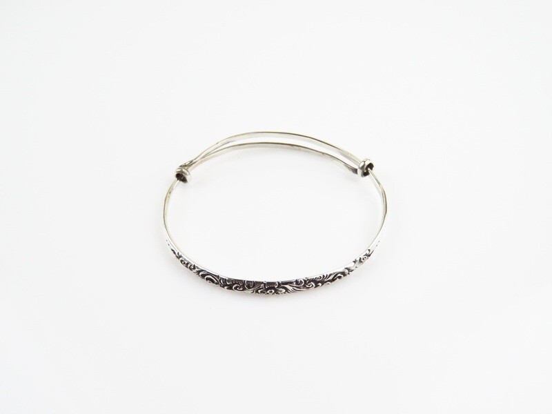 Sterling Silver, Baby Bangle, Toddler Bangle SBB-677