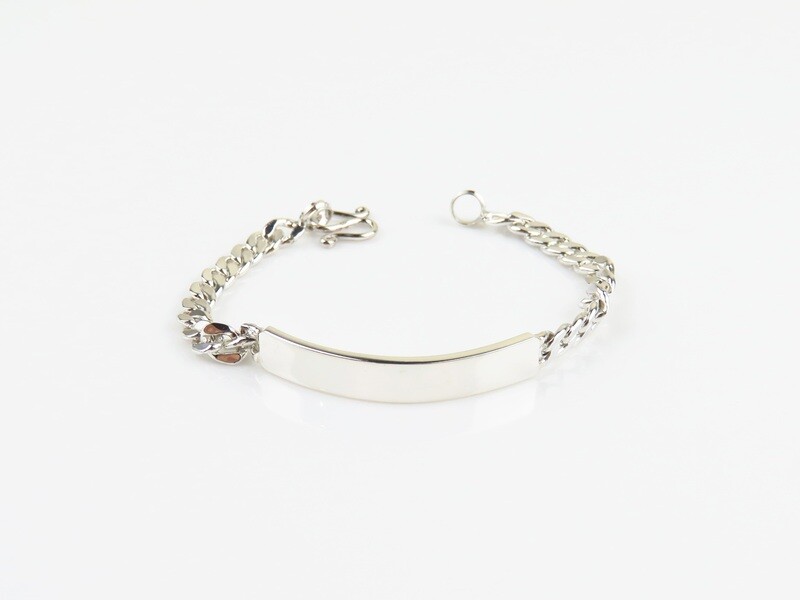 Sterling Silver, Unisex Design Bracelet SBB-678