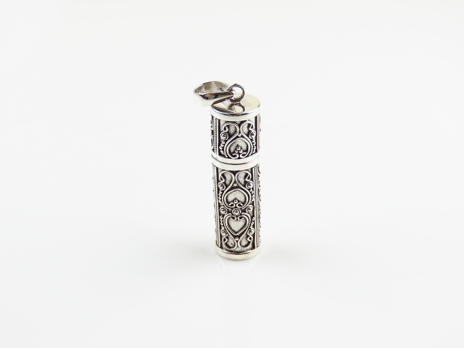 Sterling Silver, Perfume Bottle, Cremation Pendant PP-653