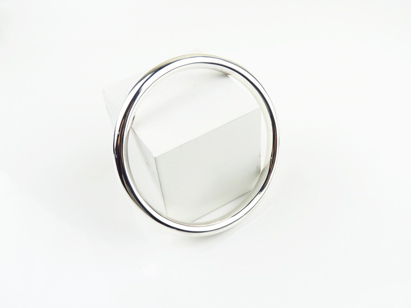 Sterling Silver, Plain, Unisex Bangle SBB-682