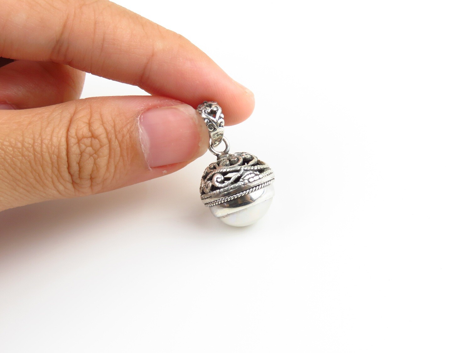 Sterling Silver, Pearl Pendant SP-1254
