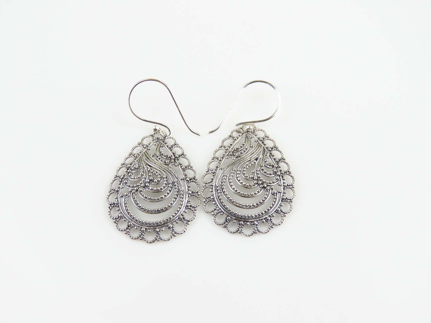 Sterling Silver, Jawan Style, Dangle Earrings SE-488
