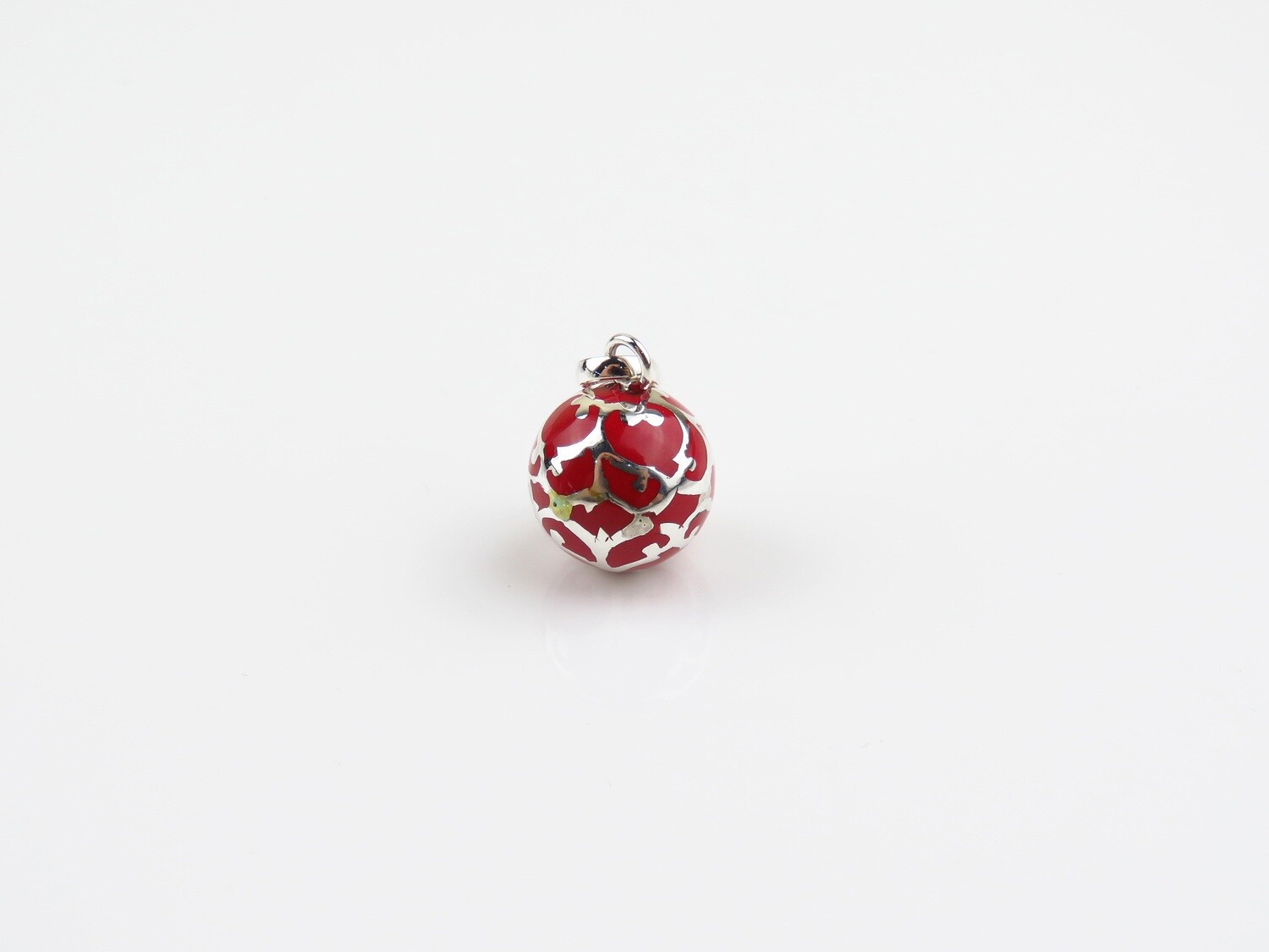 Sterling Silver, 13mm, Chime Ball Pendant CH-476