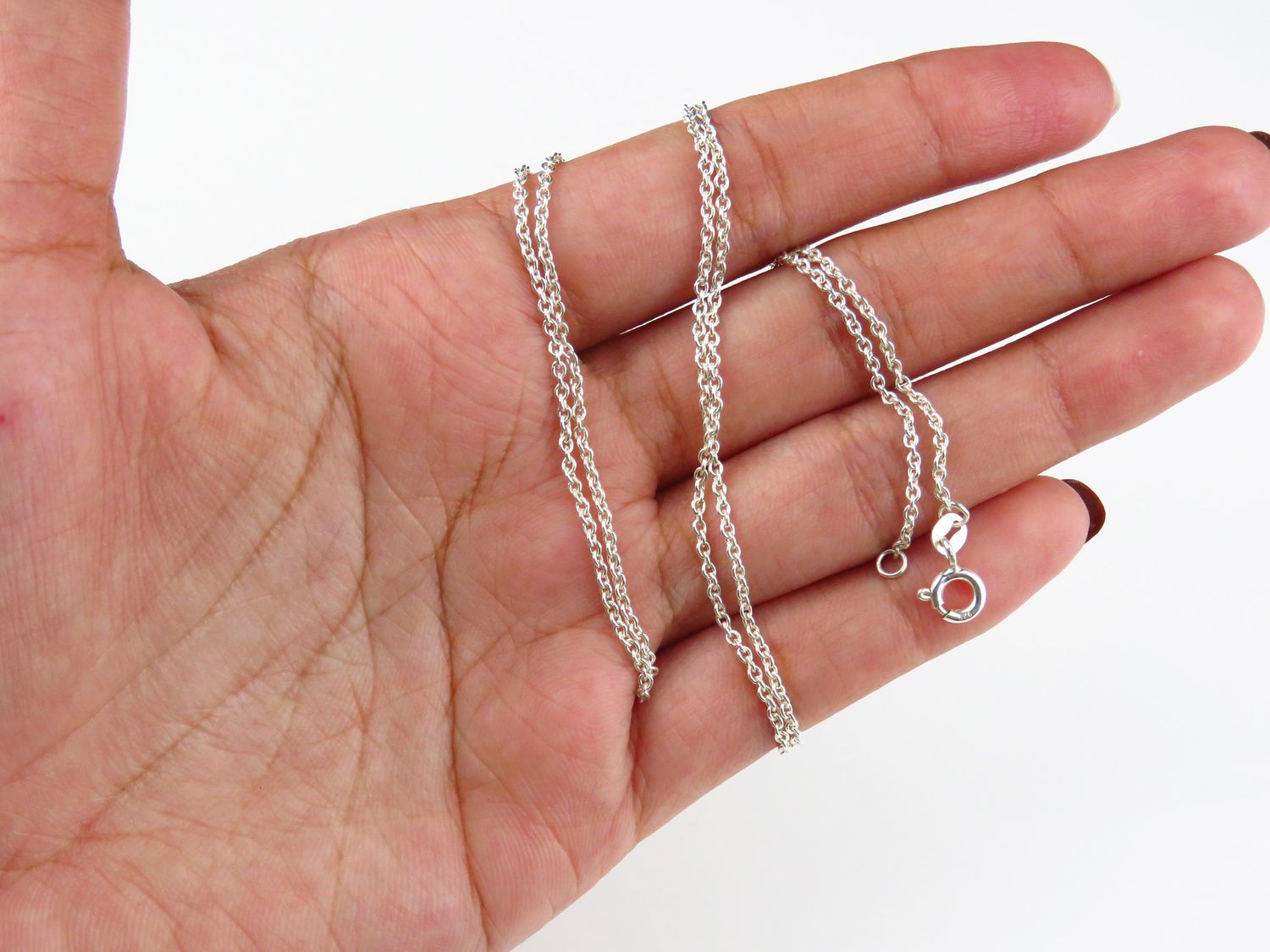 Sterling Silver Cable Chain 24 inch BC_129J