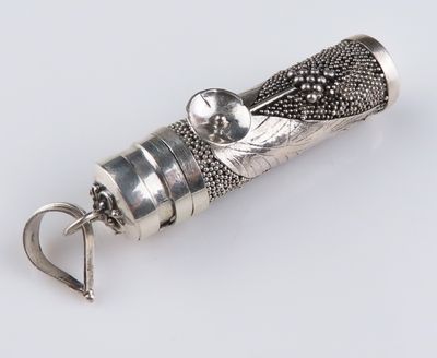 Sterling Silver Flower Fruit Design Perfume Pendant BGP_1080J
