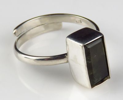 Sterling Silver Tourmaline Gemstone Ring BR-1266J