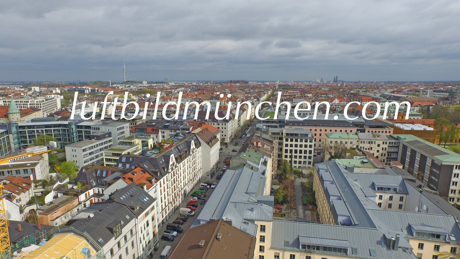 Luftbildfoto, Luftaufnahme, Luftbild, Foto mit Drohne, München, Foto von oben, Innenstadt, Bürogebäude, Wohngebiet, Augustenstrasse, Briennerstrasse,