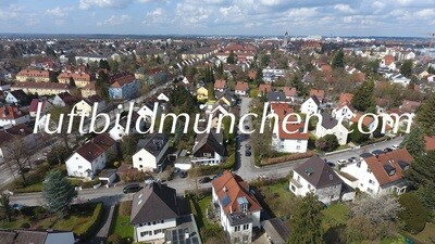 Luftbildfoto, Luftaufnahme, Luftbild, Foto mit Drohne, München, Foto von oben, Pasing, Wohngebiet,