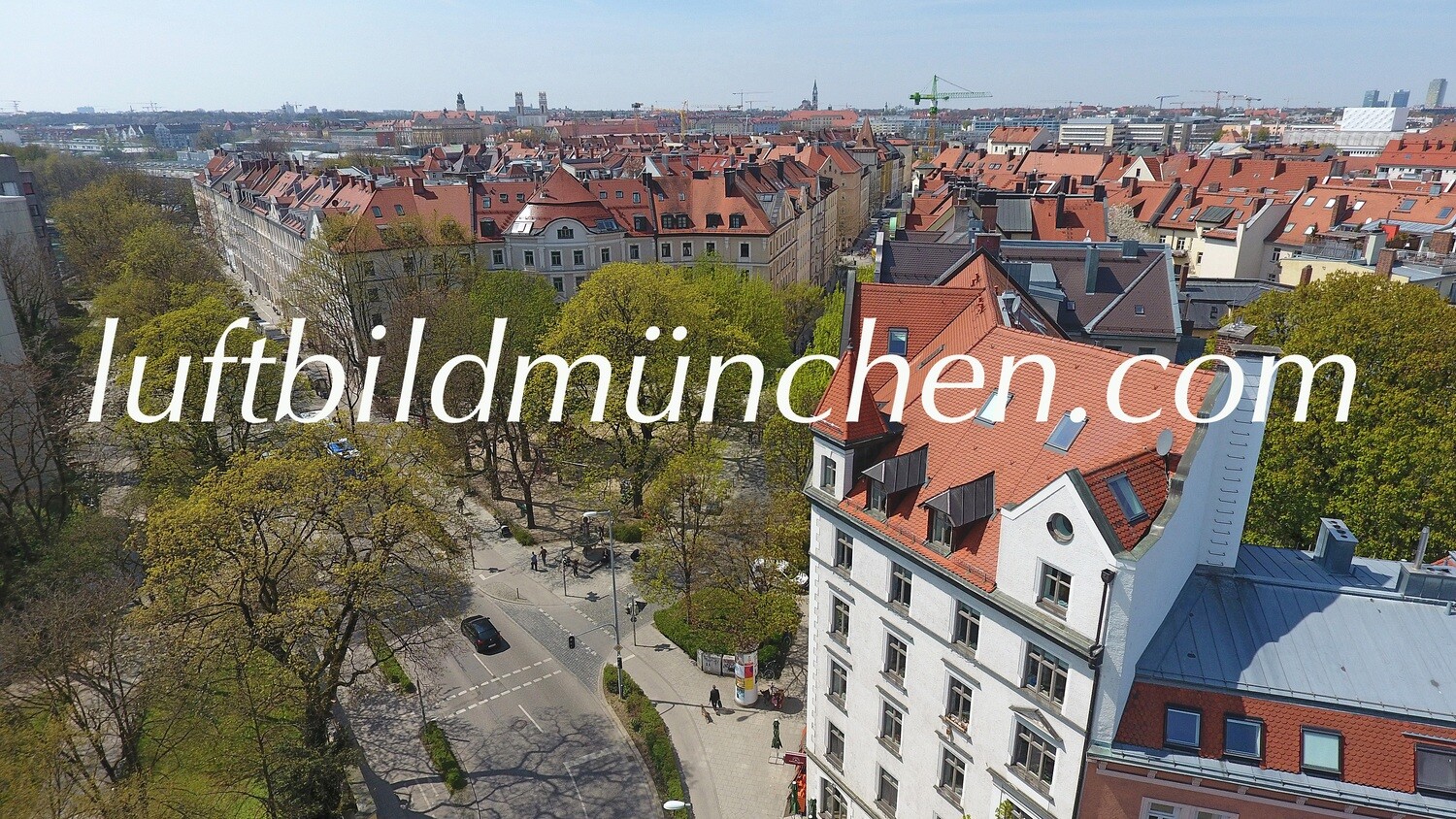Luftbildfoto, Luftaufnahme, Luftbild, Foto mit Drohne, München, Foto von oben, Wohngebiet, Roecklplatz, Au, Isarvorstadt, Isar, Heizkraftwerk,