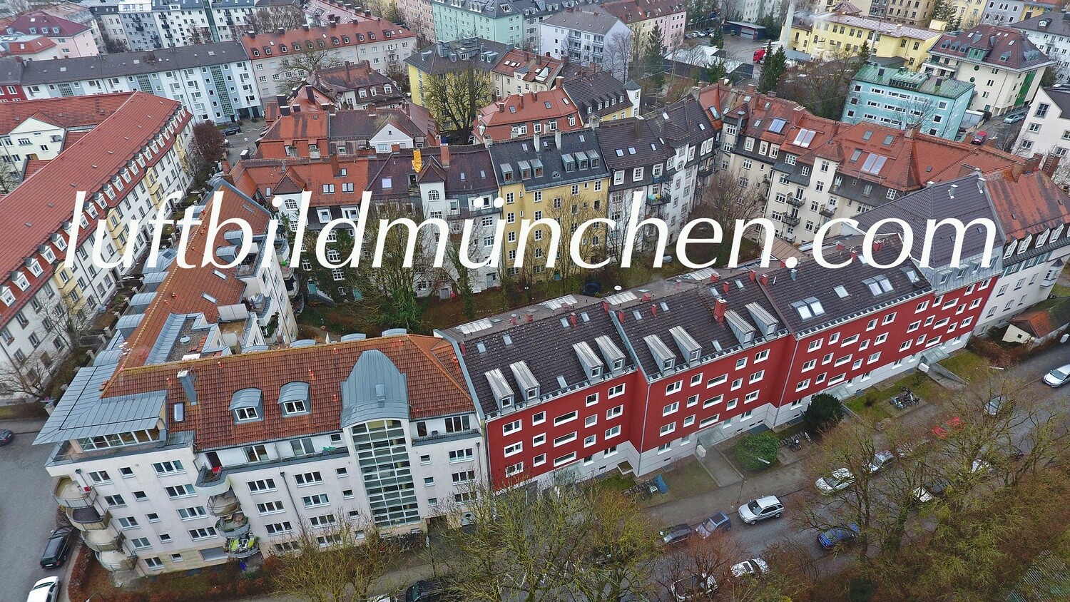 Luftbildfoto, Luftaufnahme, Luftbild, Foto mit Drohne, München, Foto von oben, Wohngebiet, Thalkirchen,