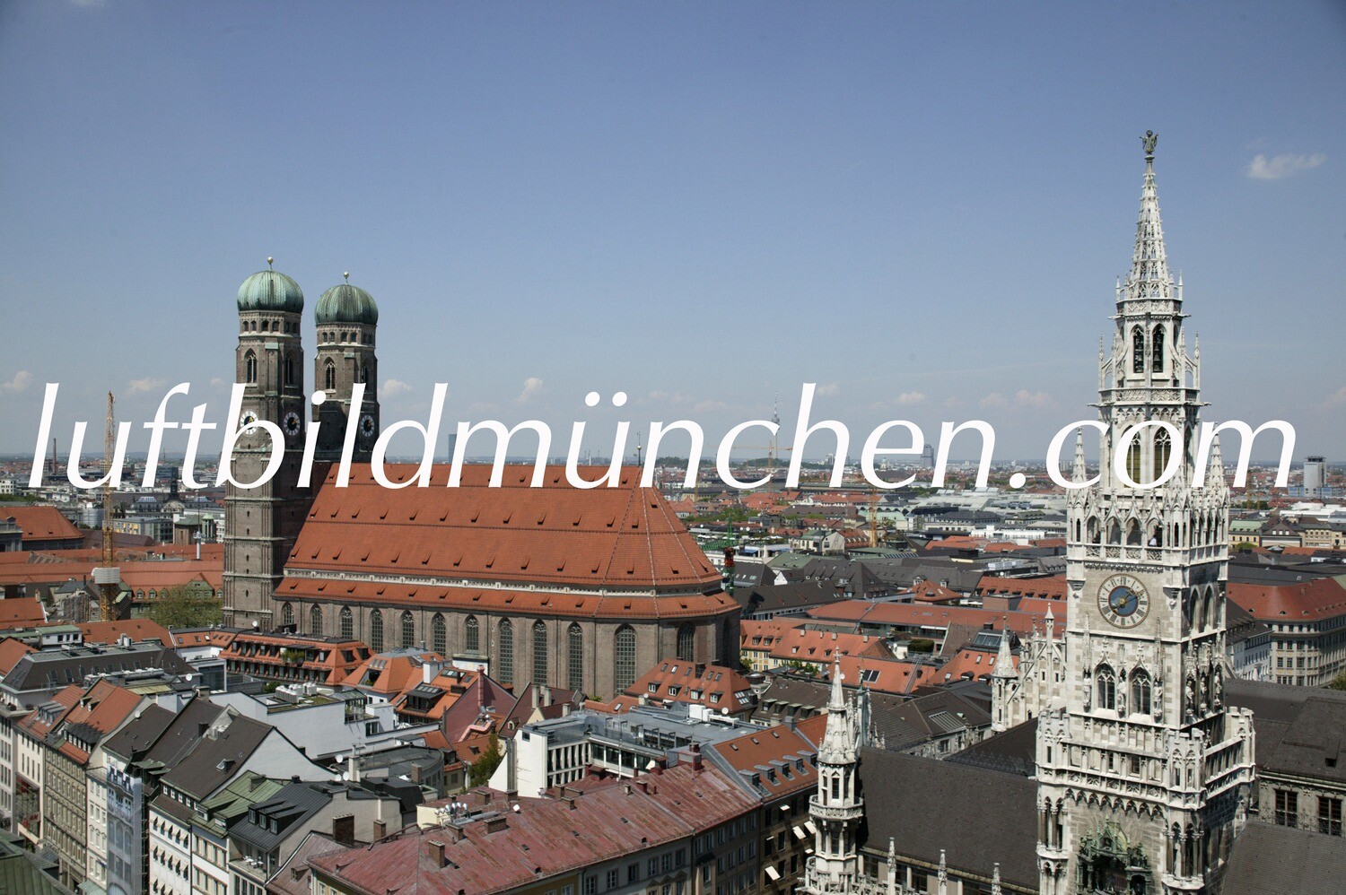 München, Innenstadt, Wohngebiet, Altstadt, Frauenkirche, Neues Rathaus, Rathaus, Rathausturm, Alter Peter,