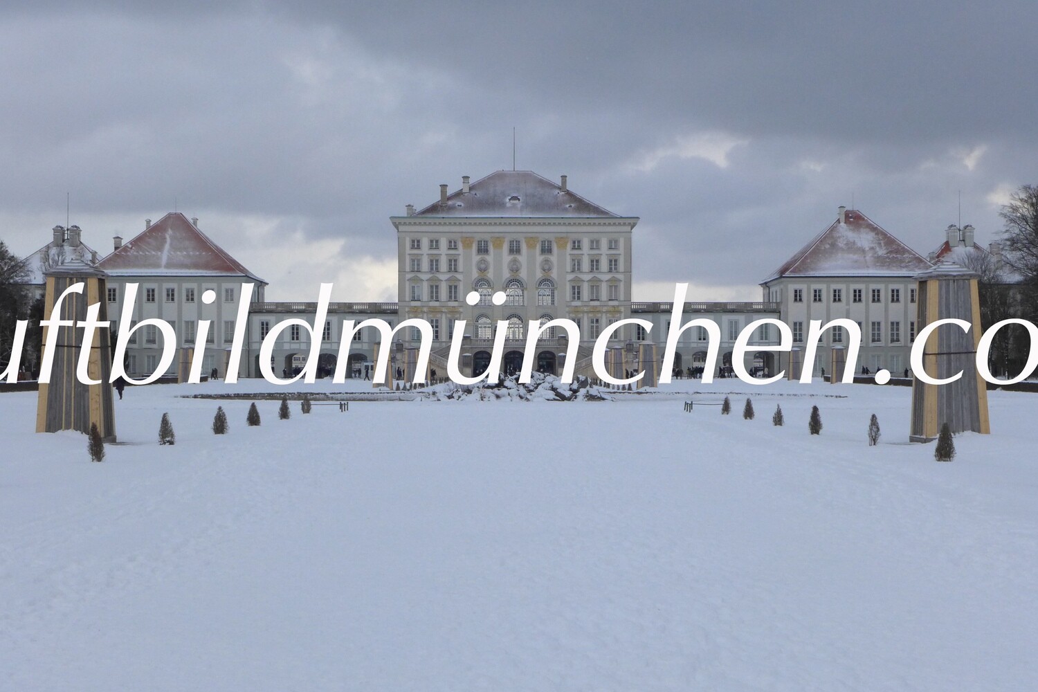 München, Innenstadt, Wohngebiet, Nymphenburg, Schloss Nymphenburg, Schlosspark, Nymphenburger Kanal, Winter
