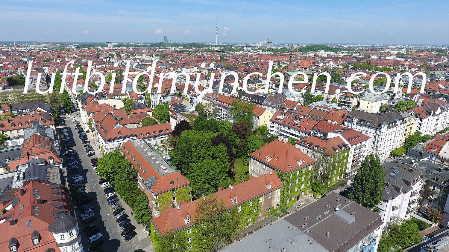 München, Zentrum, Schwabing, Ainmillerstrasse, Olympiaturm, BMW, Wilhelmstrasse,