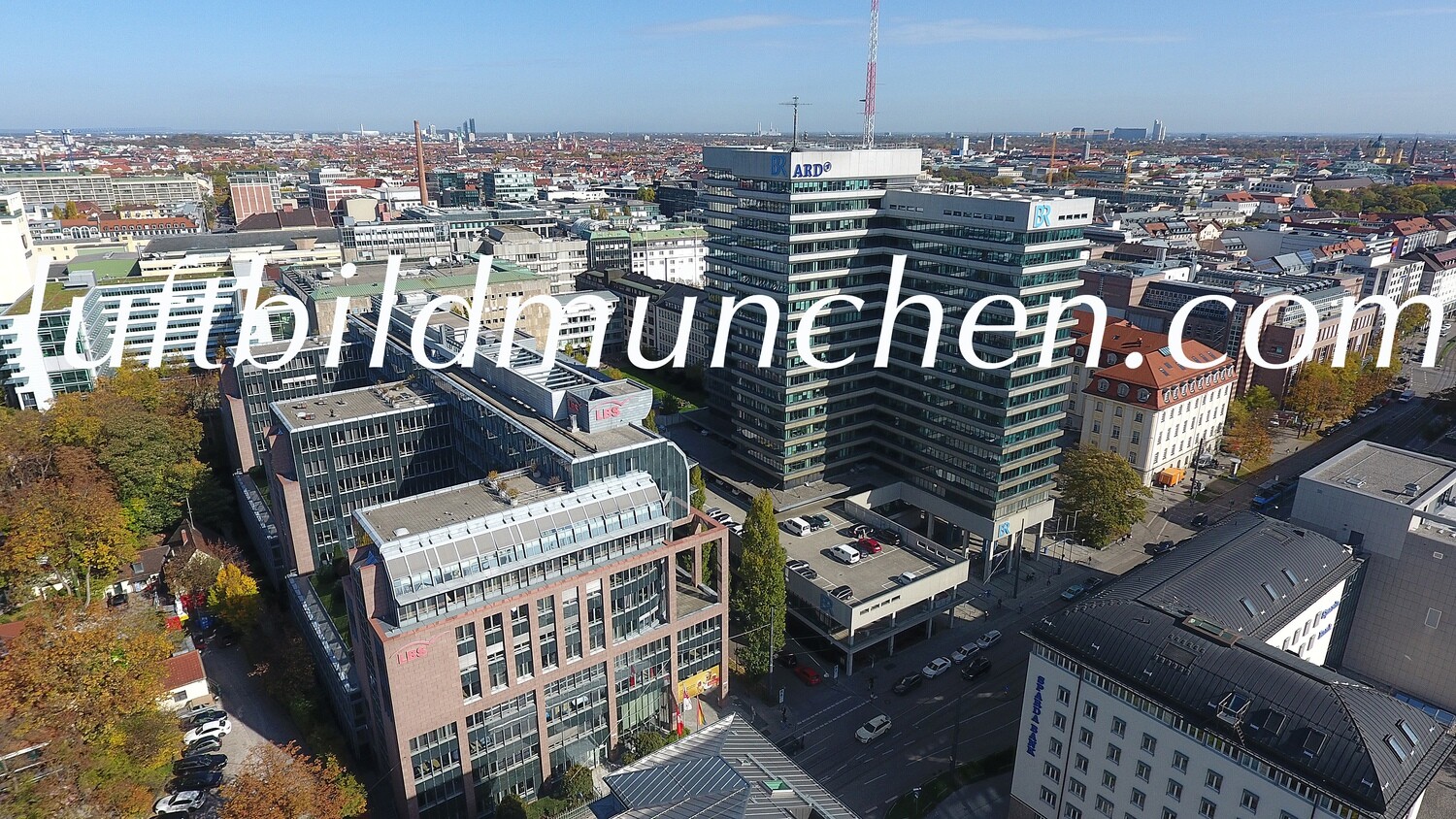 München, Bayern, Altstadt, Zentrum, Innenstadt, Bayerischer Rundfunk, Hauptbahnhof,