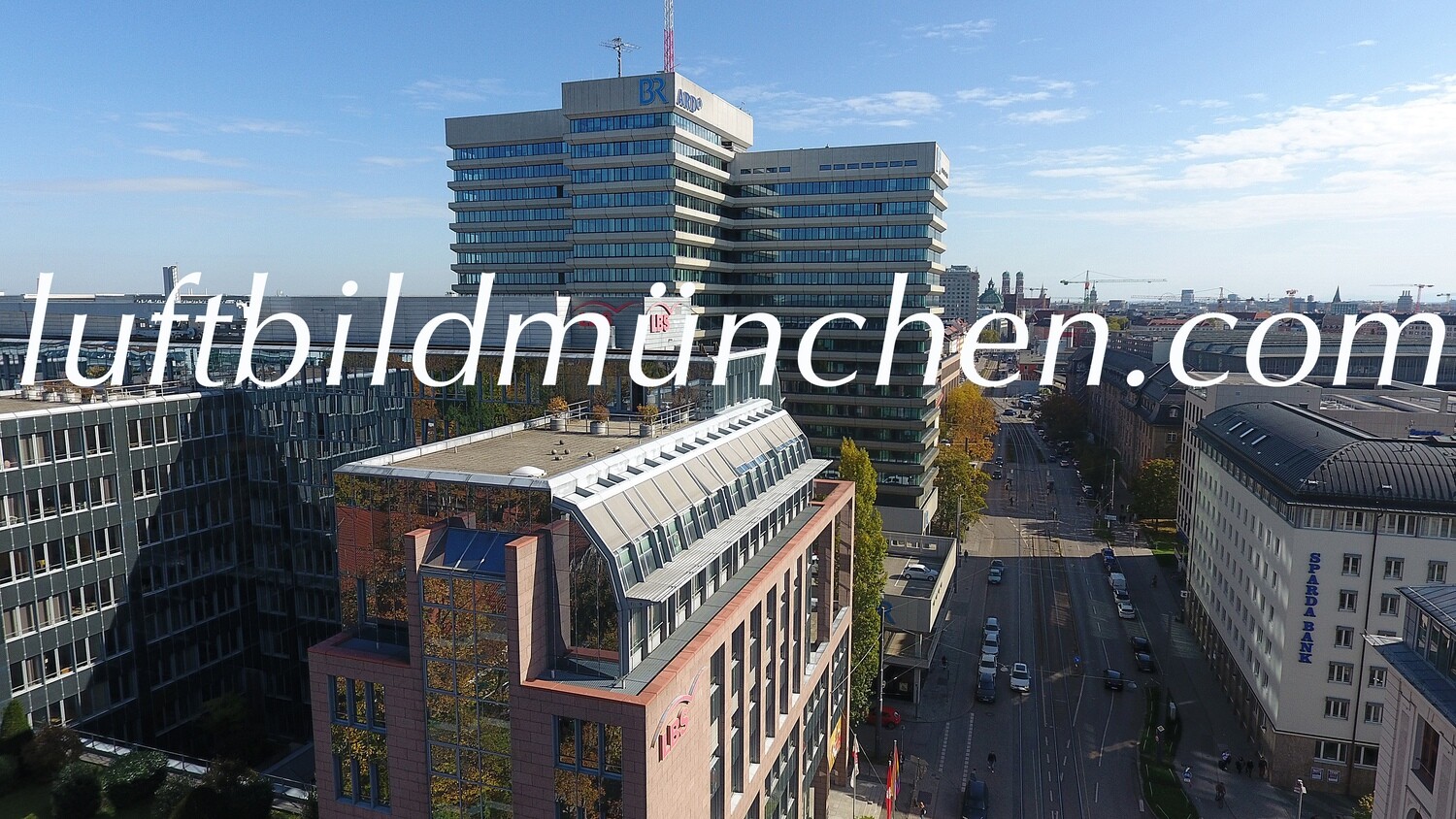 München, Bayern, Altstadt, Zentrum, Innenstadt, Bayerischer Rundfunk, Hauptbahnhof,
