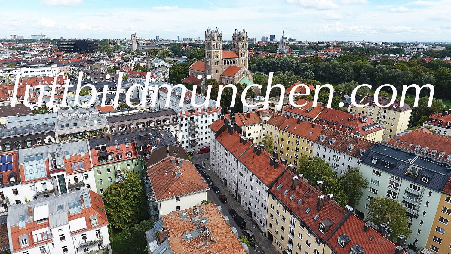 München, Bayern, Altstadt, Zentrum, Innenstadt, Lehel, Isar, Kirche St. Maximilian, Maximilianskirche, Deutsches Museum,