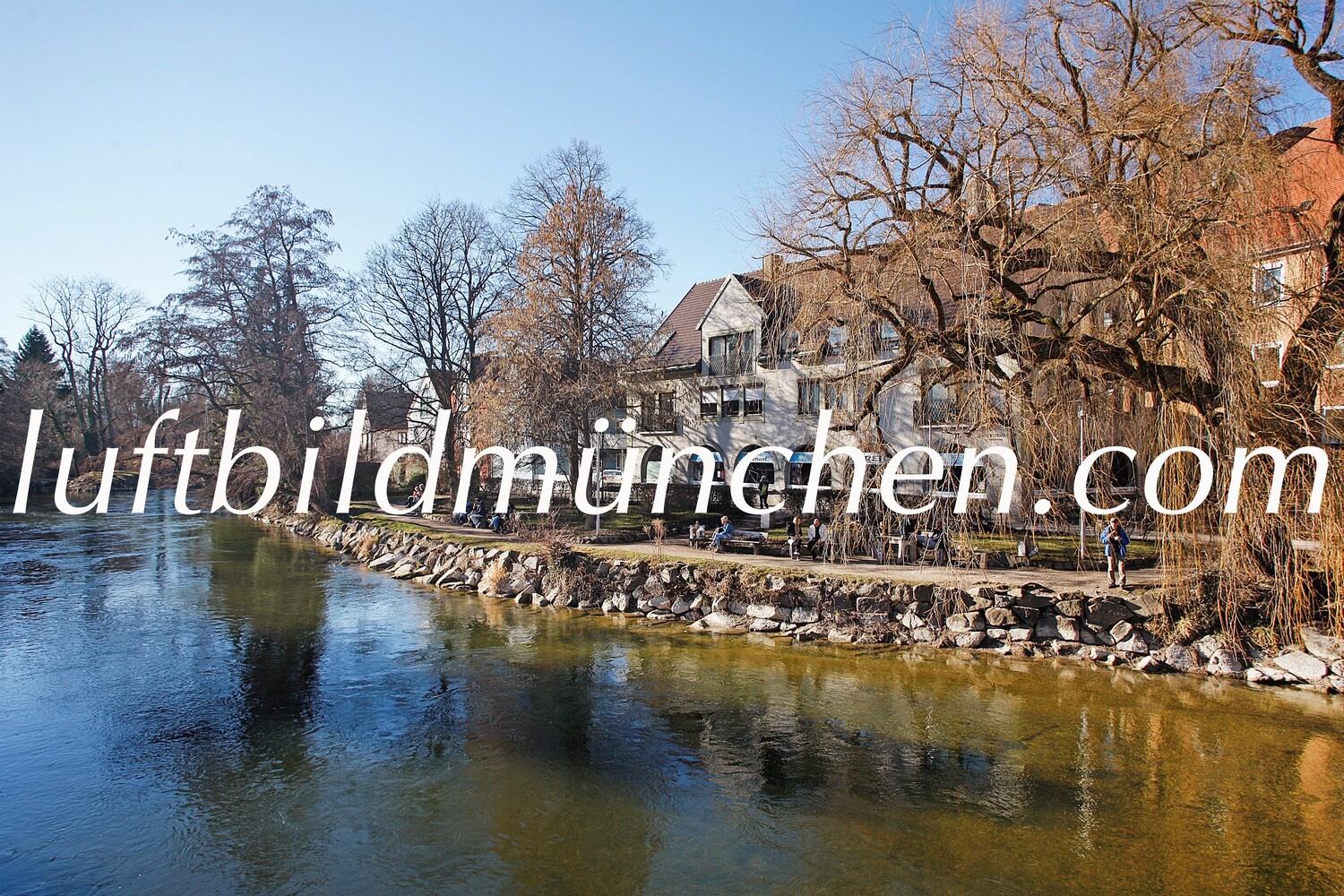 Fürstenfeldbruck, Oberbayern, Zentrum, Innenstadt, Amper, Fluss, Ufer,