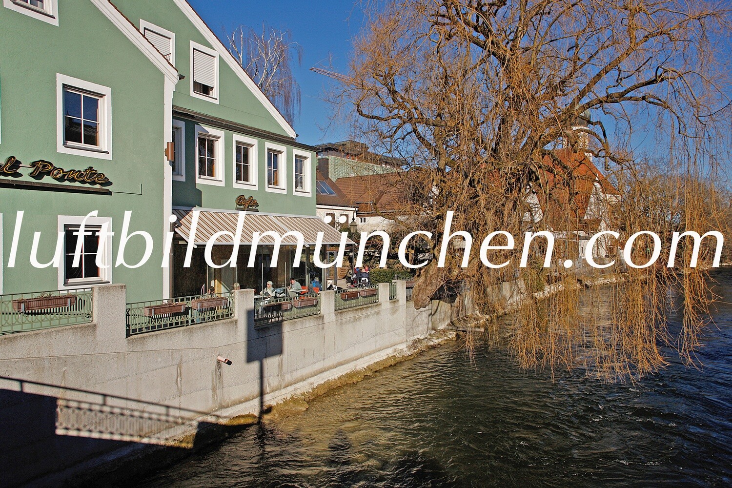 Fürstenfeldbruck, Oberbayern, Zentrum, Innenstadt, Amper, Fluss, Ufer,
