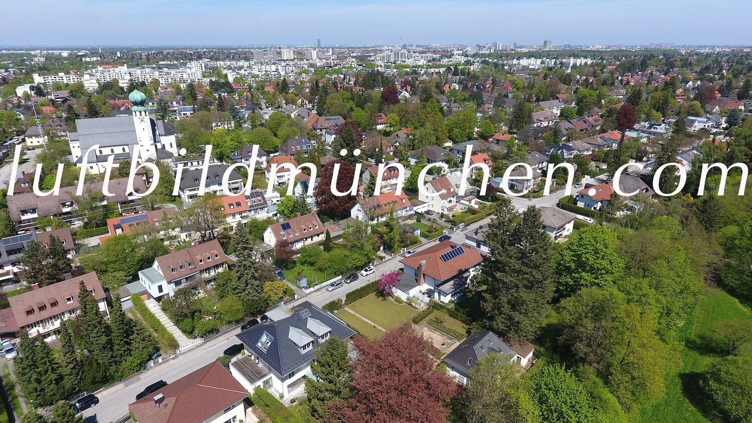 München, Bayern, Luftbild, Foto aus Drohne, Grosshadern, Hadern, Wohngebiet, Würmtalstrasse,