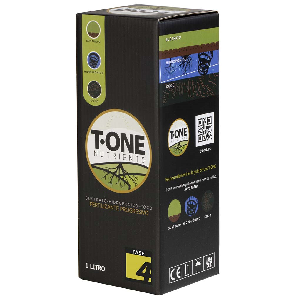 T-ONE NUTRIENTS FERTILIZANTE PROGRESIVO FASE 4 BAG IN BOX
