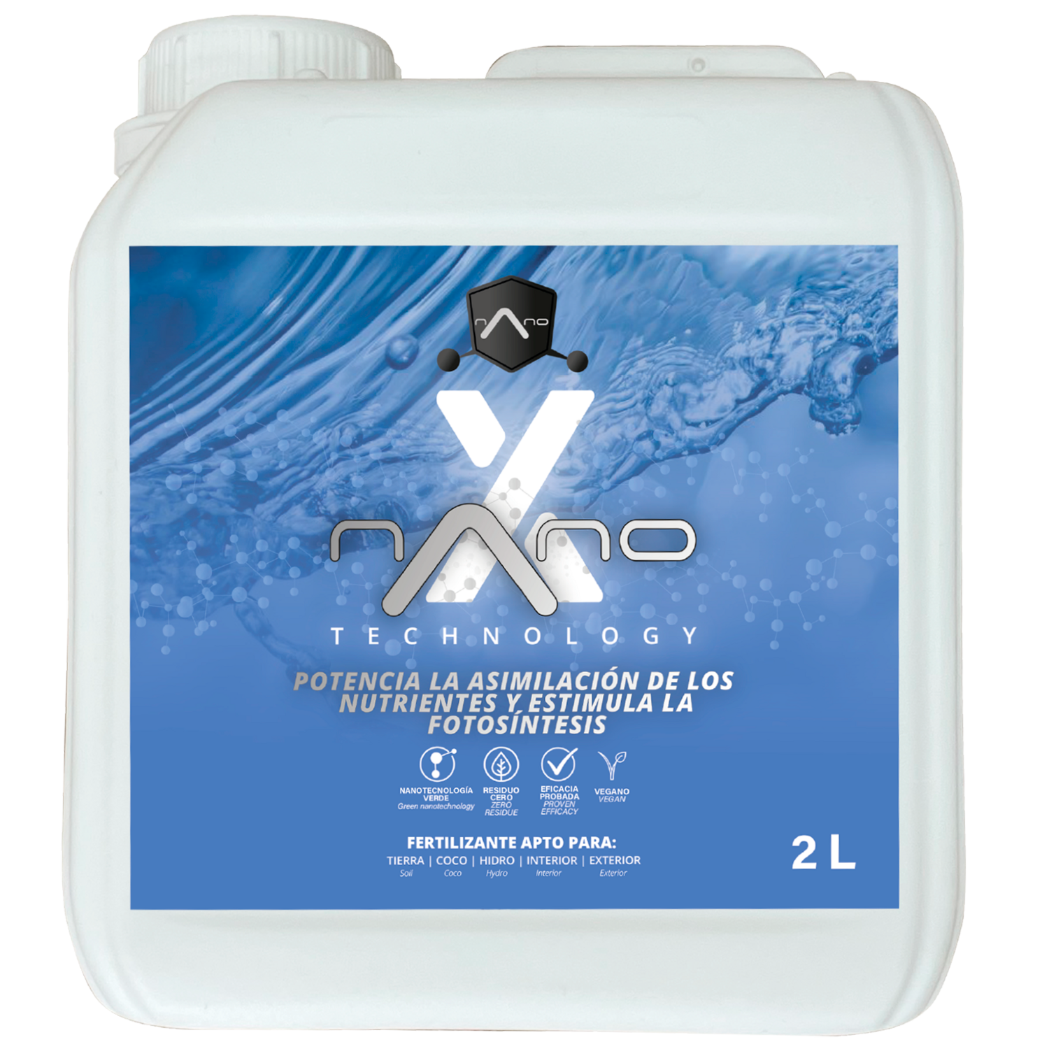 NANO X COMPLEMENTO PARA HIDROPONIA Y AGUAS BLANDAS