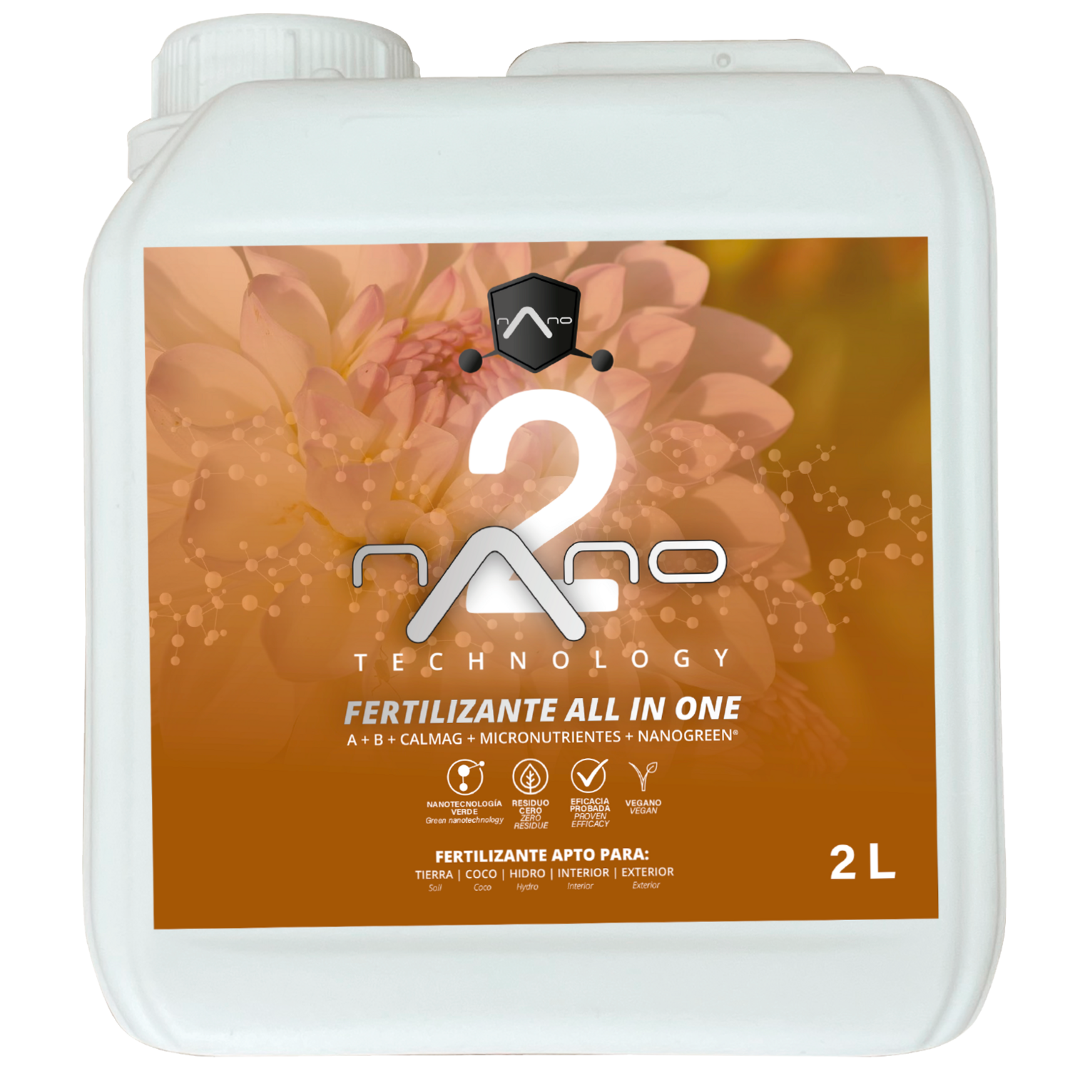 NANO 2 FERTILIZANTE ALL IN ONE PARA FLORACION Y FINALIZACION