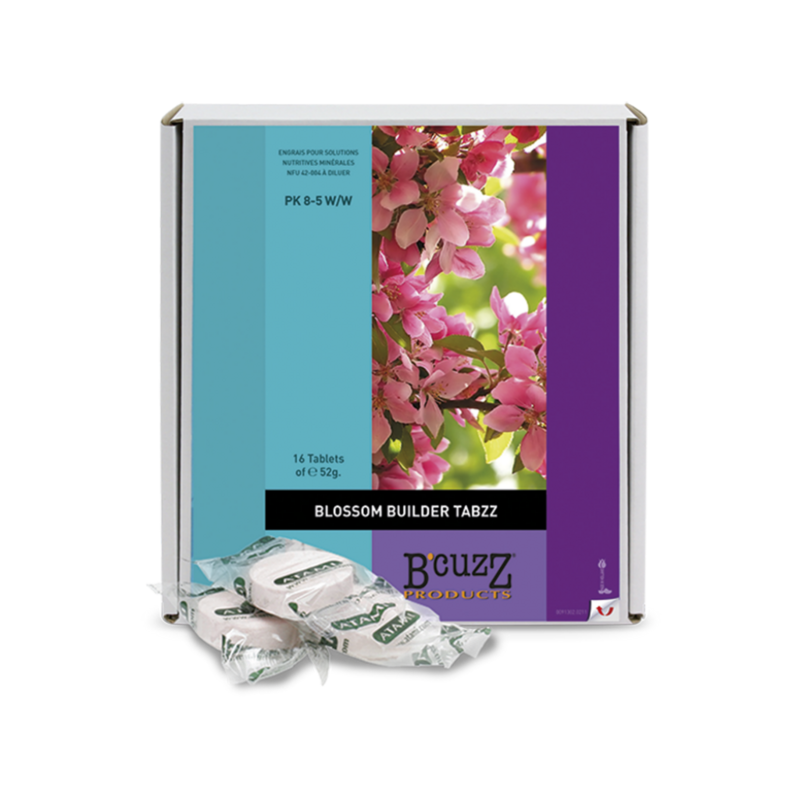 ATAMI B´CUZZ BLOSSOM BUILDER TABZZ (TABLETAS EFERVESCENTES 16UND)