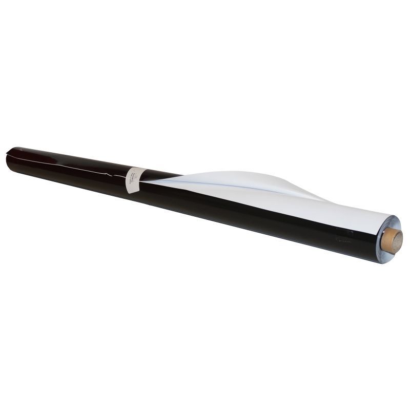 PLASTICO REFLECTANTE NEGRO-BLANCO 2X10 METROS 125 MICRAS