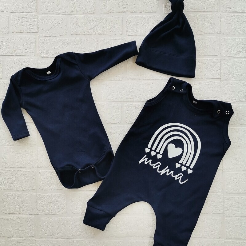 Romper, Vest and Hat Set