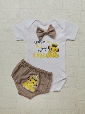 Bloomers, Vest and bowtie set