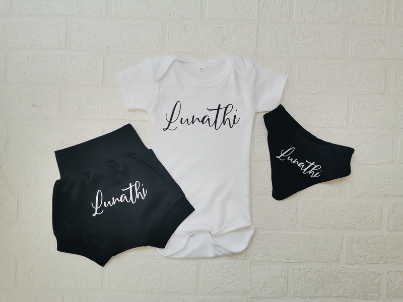 Shorts, vest and bib set