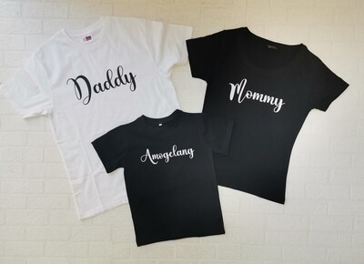 Adult Unisex shirt with front and back print