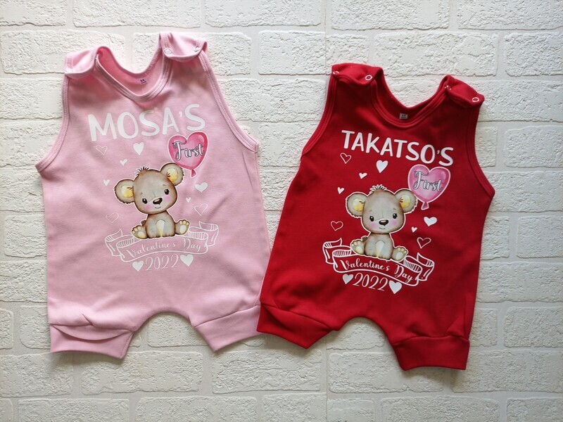 Valentine's Short Rompers
