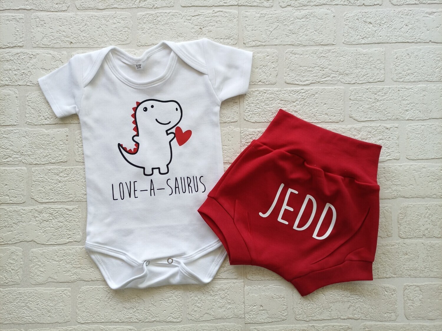 Valentine's Shorts and Vest set