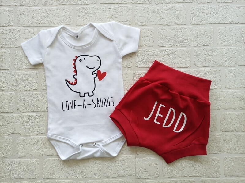 Valentine's Shorts and Vest set