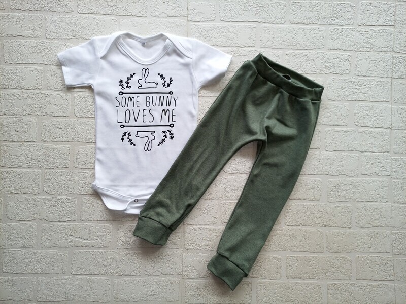 SALE Some Bunny loves me Vest and Pants set