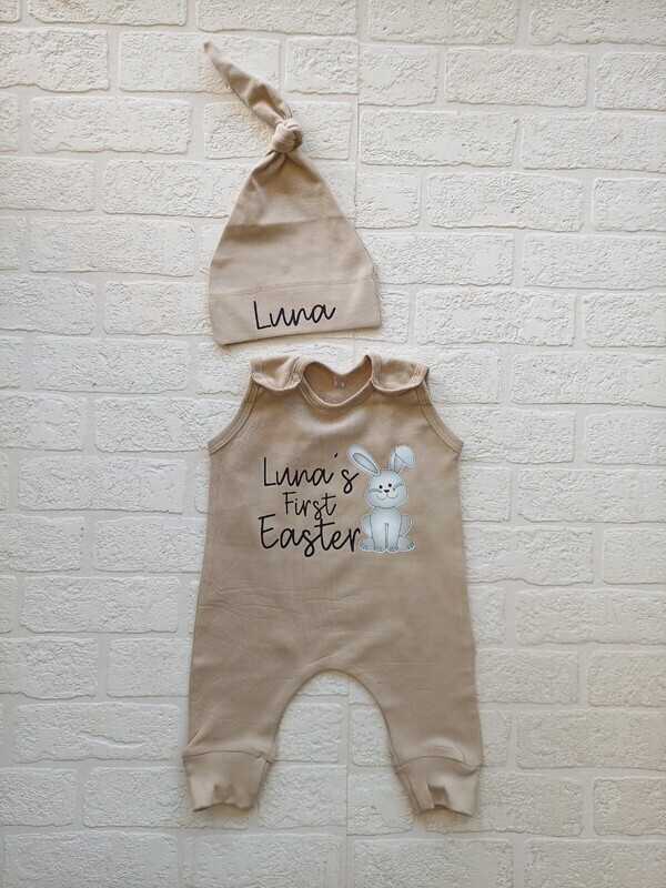 Easter Romper and Hat set