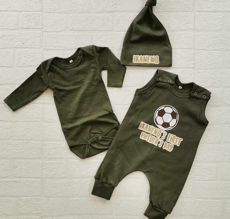 Mother's Day Romper, Vest and Hat set
