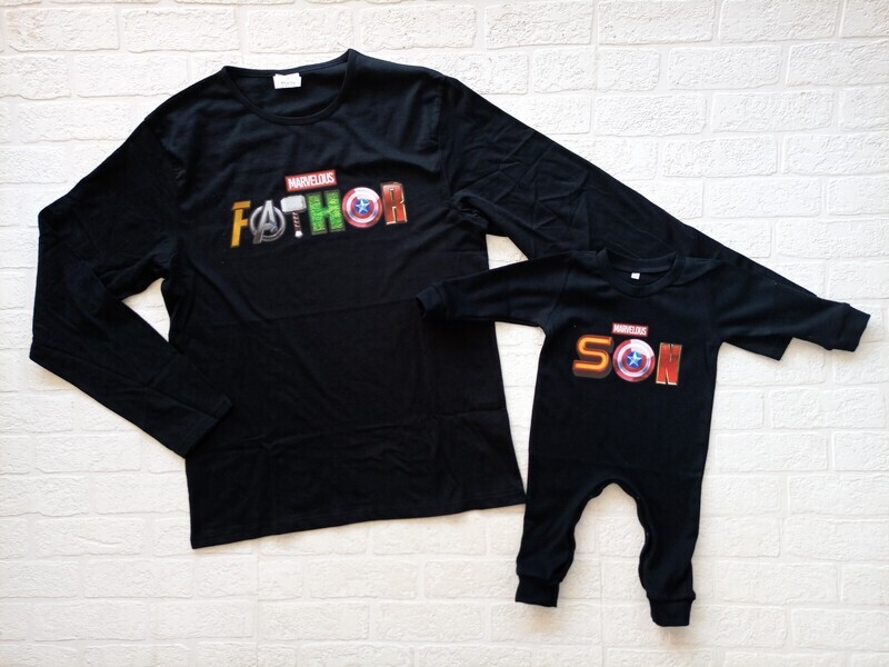 Daddy Long Shirt and Babygrow set