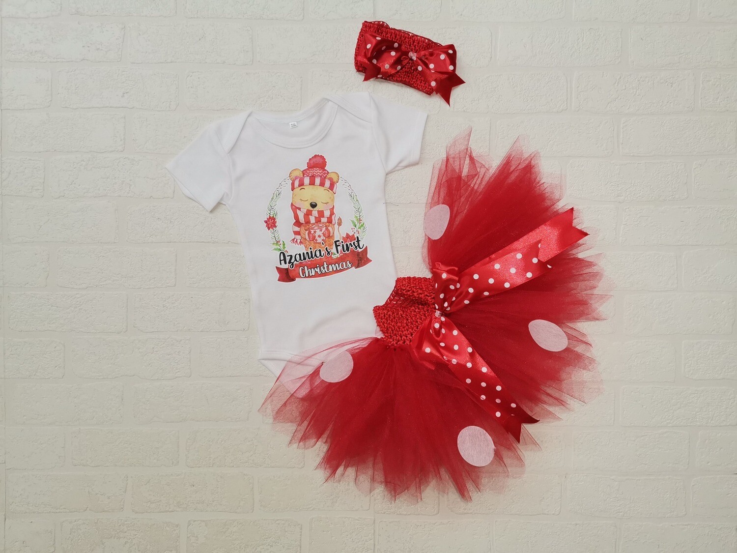Girls Christmas Tutu Set