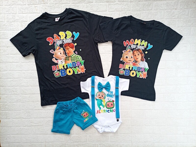 Boy Family Birthday Set