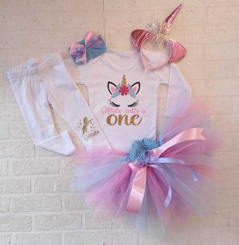 Long Sleeve Unicorn Tutu Set