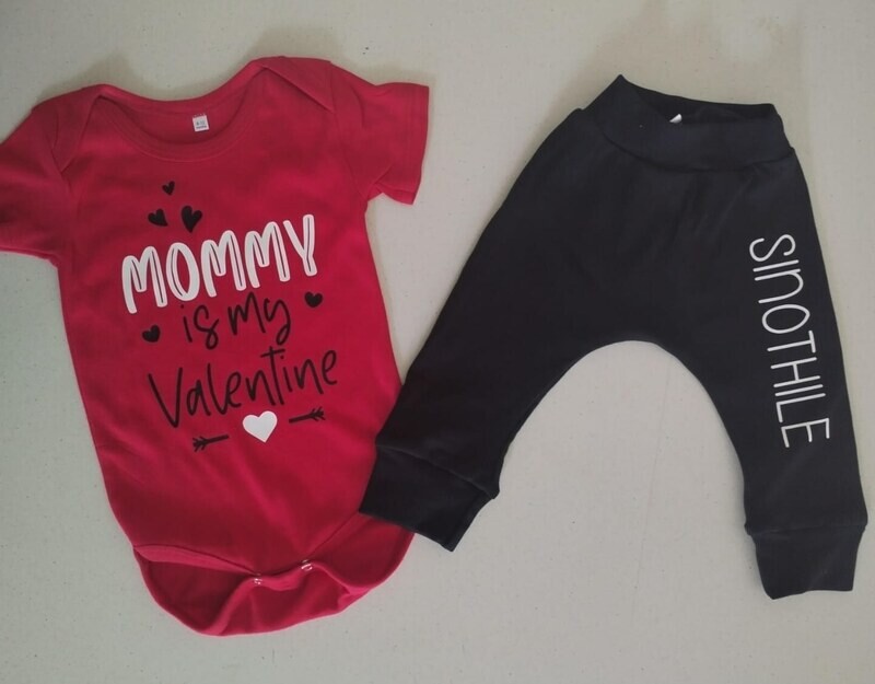 Valentine's Pants and Vest set